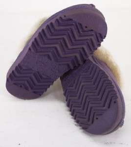 058A GIRLS UGG COZY Slippers Purple SIZE 10 SN 5236  