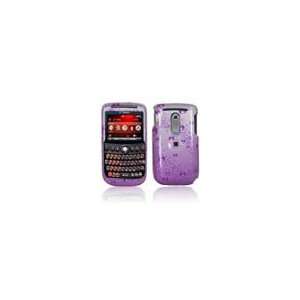  S522 PDA Cell Phone Purple Riandrops Trans. Design Protective Case 