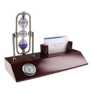   Designs W375N Sand Timer Business Card Stand: Office Products