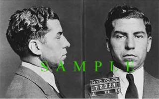 Charles Lucky Luciano NYPD Mugshot 1936  