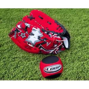  Coop First Catch Glove & Ball   Red Toys & Games