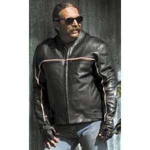  River Road Twin Iron Leather Jacket 44 Automotive