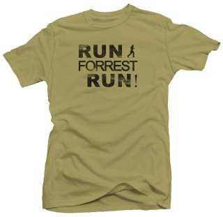 Run Forrest Movie Retro Gump Grunge Funny New T shirt  