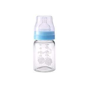   6oz 1 Pack Wide Neck Laboratory Grade Borosilicate Glass Bottles Baby