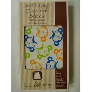  Koala Baby Monkey 50 Diaper Disposable Sacks Baby
