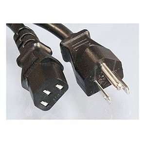  AVB Cable PC 18IN IEC BK IEC 18 AWG Power Cord, Black   18 