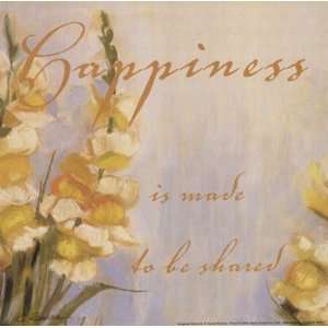  Happiness   Poster by Carol Rowan (8x8): Home & Kitchen