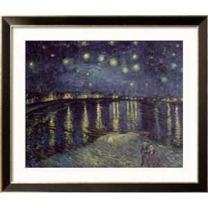  Starry Night over the Rhone, circa 1888 Styles Framed Art 