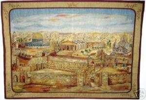 JERUSALEM ISRAEL TAPESTRY WALL HANGING HOME DECOR ART  
