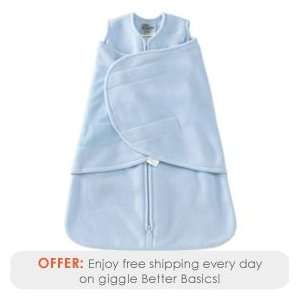   giggle Better Basics Micro Fleece Sleepsack Swaddle   Blue: Baby
