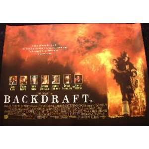  Backdraft (Original British Quad Movie Poster): Everything 