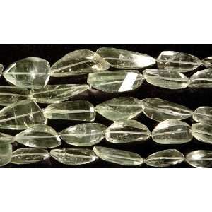  Faceted Green Amethyst Tumbles   