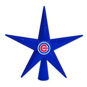  Chicago Cubs Metal Christmas Tree Topper: Sports 