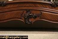 Artfully hand carved in France about 1890, a single door armoire has 