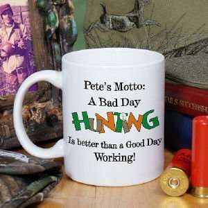  Bad Day Hunt Coffee Mug: Home & Kitchen