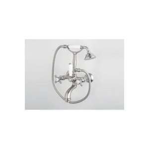 Rohl San Julio Exposed Tub Set with Handshower, Cross Handles A2101XM 