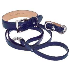  Patent Leather Navy Dog Collar: Pet Supplies