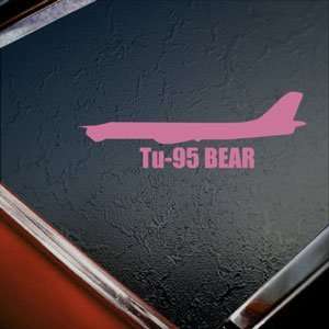  Tu 95 BEAR Pink Decal Military Soldier Window Pink Sticker 