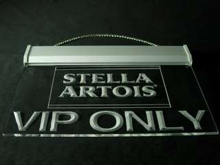EVLED Y050R LED Sign Stella Artois Beer VIP ONLY Light  