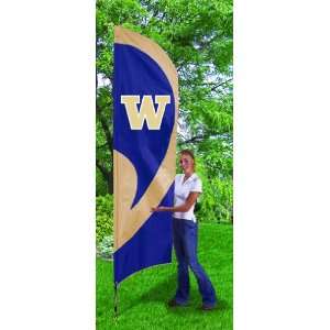  TTWS Washington State Tall Team Flag with pole: Patio 