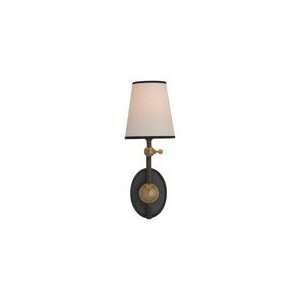 Thomas OBrien Alton Pivoting Sconce in Bronze and Hand Rubbed Antique 