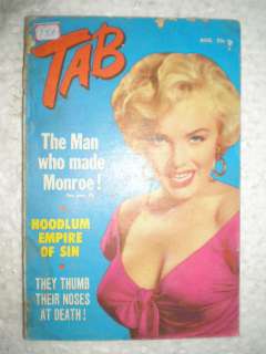 TAB MARILYN MONROE MAG 1955 RARE BOOK  