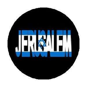  JERUSALEM ~ Israel Israeli Flag 1.25 Magnet Everything 