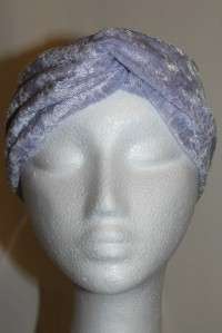 LILAC velvet BOHO stretch turban headband TURBAND  