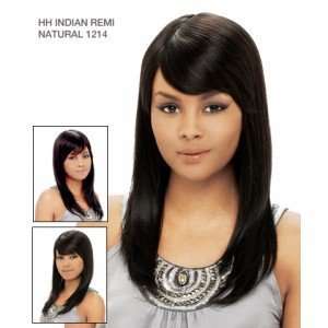   Wig 100% Indian Remi Human Hair Wig Natural 1214 Color 1: Beauty