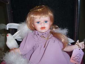 Ashley Belle Genuine Porcelain Baby Doll In Original Display Case 