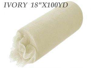 Roll x 18x100yd TULLE wedding party gift supply decorations   (2 