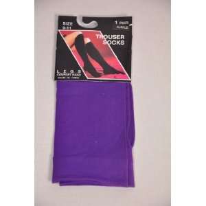  Womens Purple Trouser Socks By Legs (One Size) Everything 