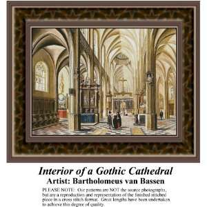   Gothic Cathedral, Counted Cross Stitch Patterns PDF Download Available