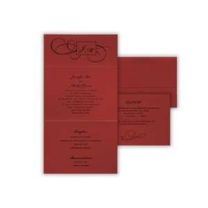  Elegant Red and Black Send n Seal Invitation Health 