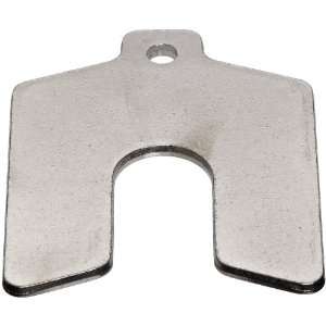 Stainless Steel Slotted Shim, 0.125 x 2 x 2 (Pack of 5)  