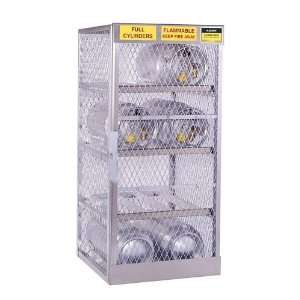  Justrite Aluminum Cylinder horizontal locker   6   20 or 