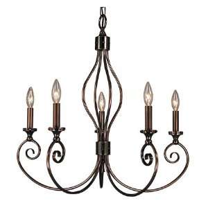  HA Framburg 4235RB/R Katarina 5 Light Chandeliers in Roman 