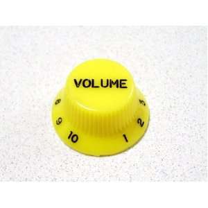   Volume Knobs for Stratocaster Metric (Yellow): Musical Instruments