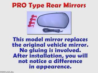 07 2012 GM SUV TRUCK Passenger RH PS Heated Side Mirror Glass 