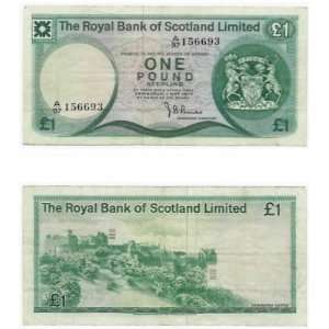  Scotland Royal Bank of Scotland 1975 1 Pound, Pick 336a 