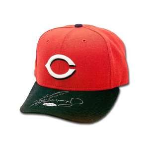  Ken Griffey Jr. Cincinnati Reds Autographed Hat: Sports 