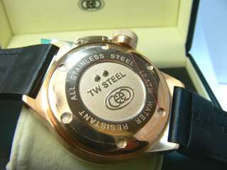 Impressive! New~ TW Steel CEO 50MM Rose Gold Chronograph Watch  
