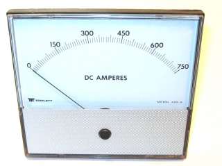 New Triplett 420 G DC Amperes Panel Meter Ameter 0 750  