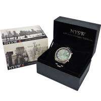 Mens NYSW Solar Atomic Watch Stainless Steel Case and Band NYSW SS41 