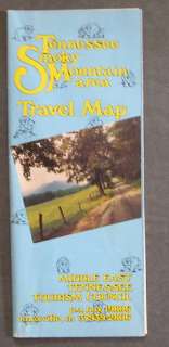 Travel Brochure For Tennessee Smoky Mountain Area  