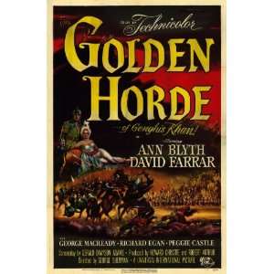  Golden Horde Movie Poster (11 x 17 Inches   28cm x 44cm 