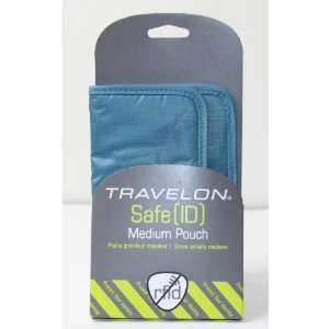 Travelon   Safe ID Medium Pouch   Teal Health & Personal 
