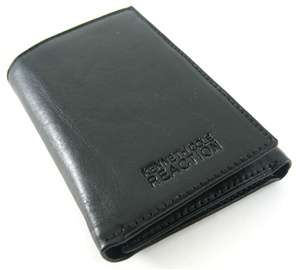 Kenneth Cole Reaction Fenway Black Trifold Wallet  