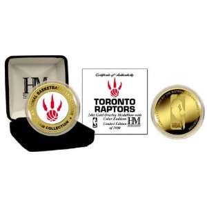  Toronto Raptors 24KT Gold and Color Team Mint Coin 
