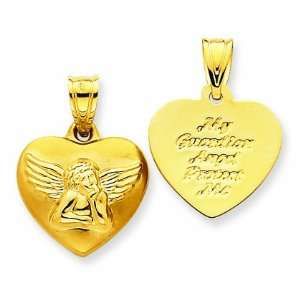  14k Angel Heart Pendant Jewelry
